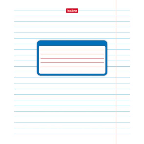 Тетрадь 12л А5ф ЛИНИЯ на скобе Обложка мел.картон 1 дизайн -В ЛИНИЮ- , 